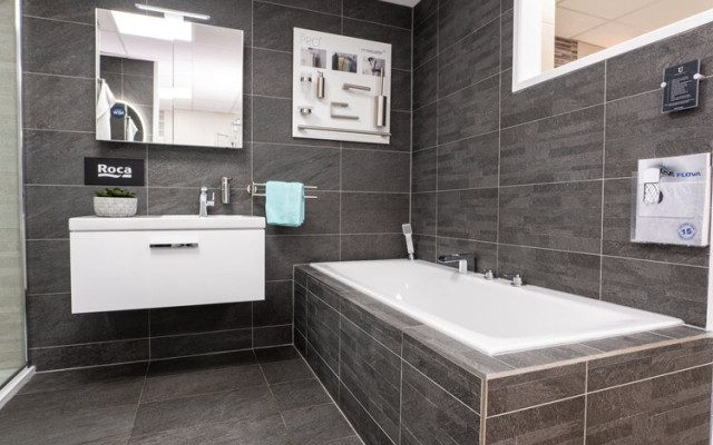 Lets Plumb - Unique Showroom - Southampton - Roca and Flova