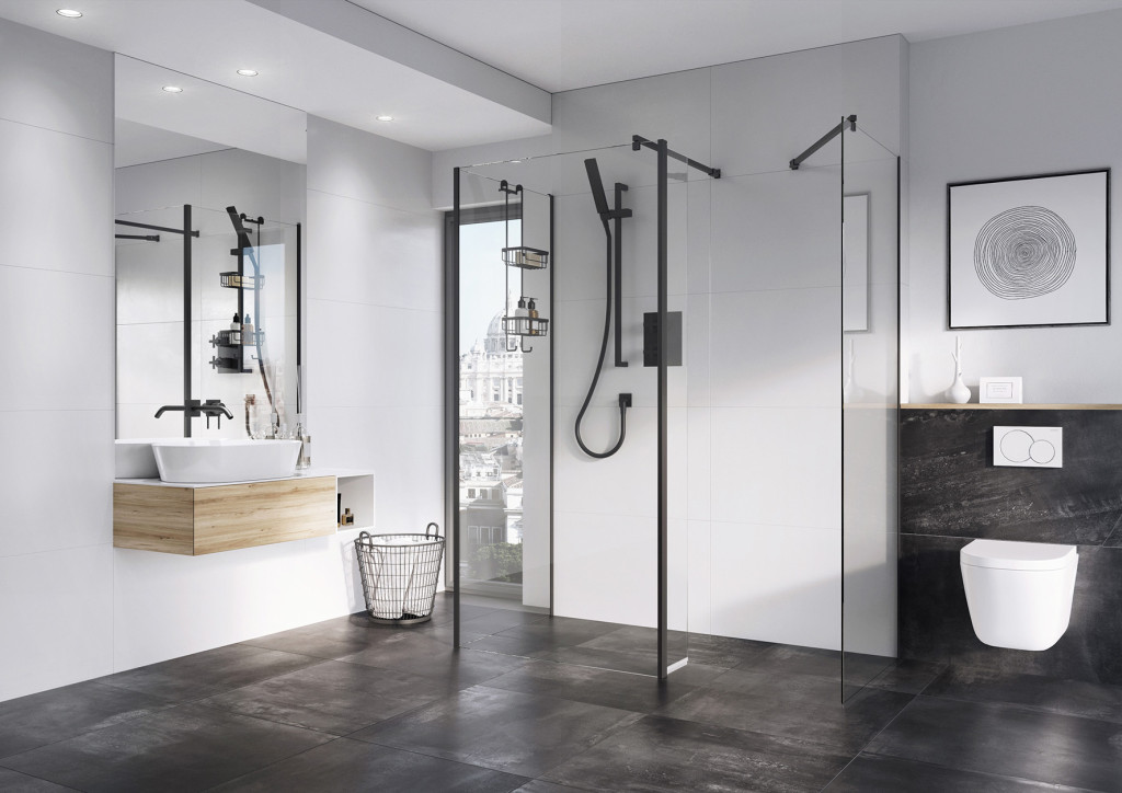 Select Black Glass To Glass Panels Flipper