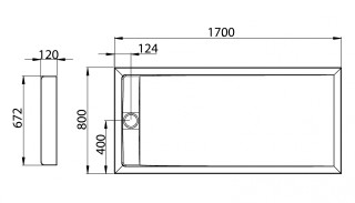 IA178 Infinity Tray Drawing
